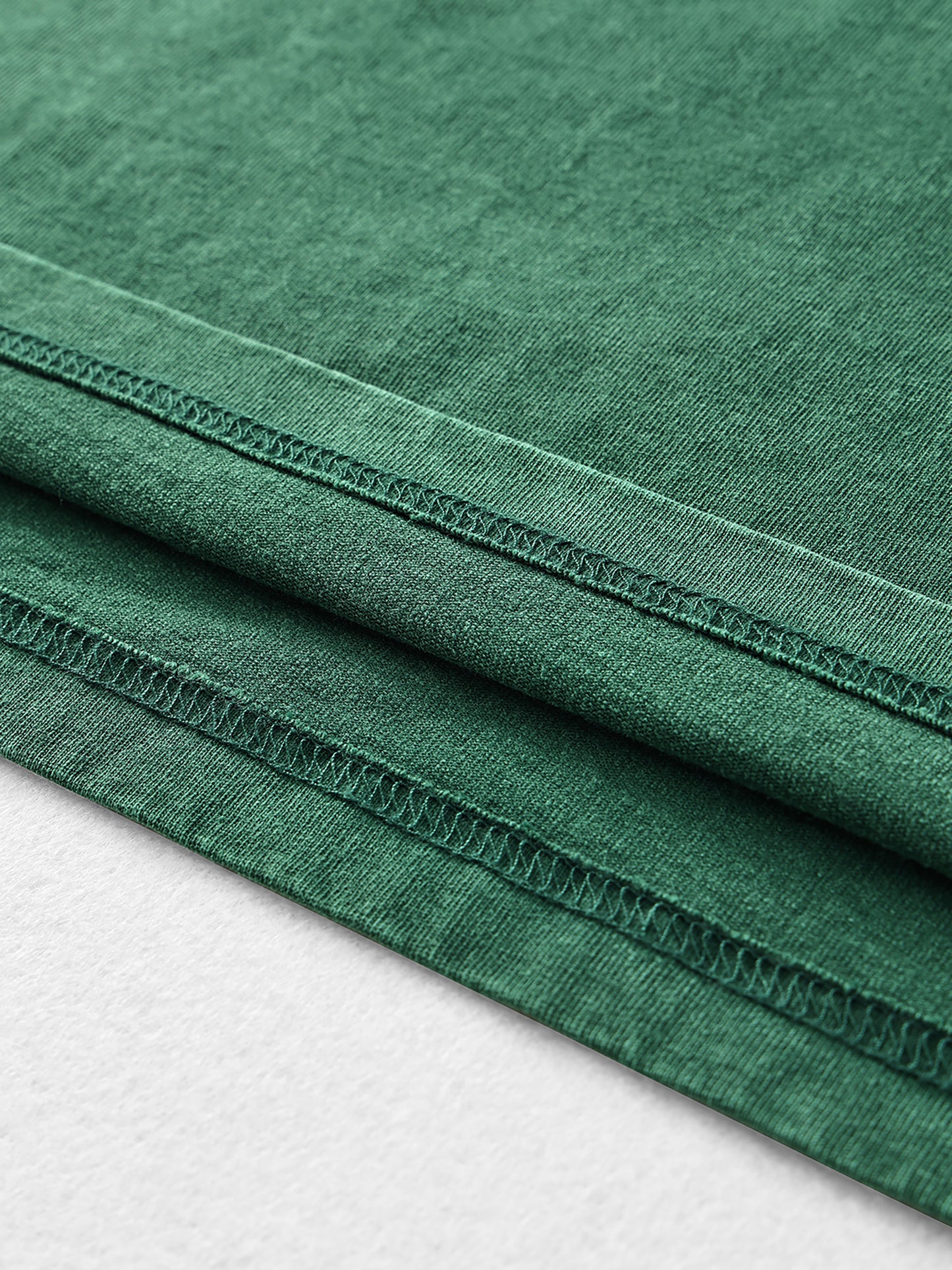 Acid Wash Cotton Long Sleeve T-Shirt