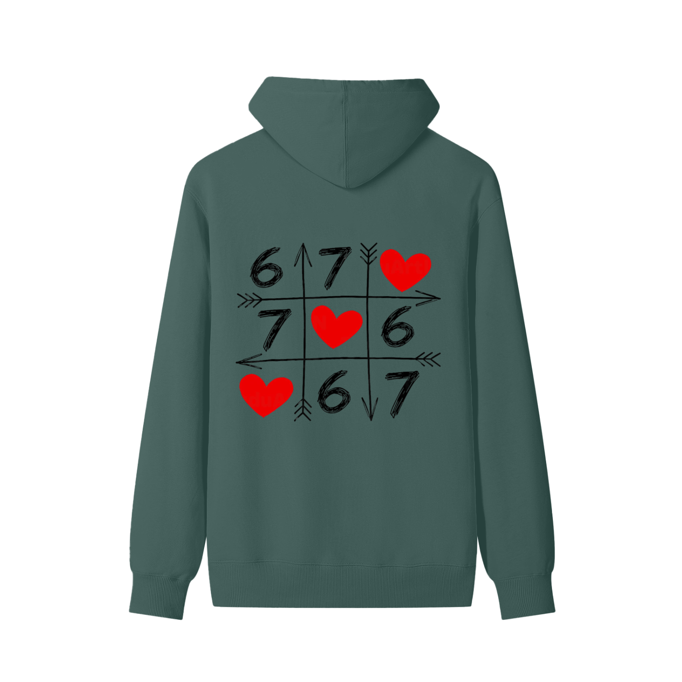 Valentine’s Classic Cotton Hoodie – Unisex Loose Fit