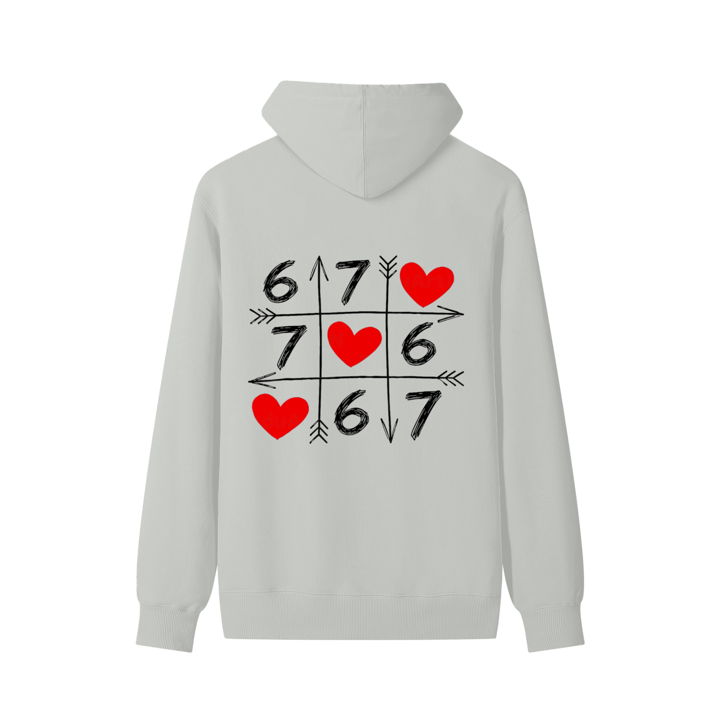 Valentine’s Classic Cotton Hoodie – Unisex Loose Fit