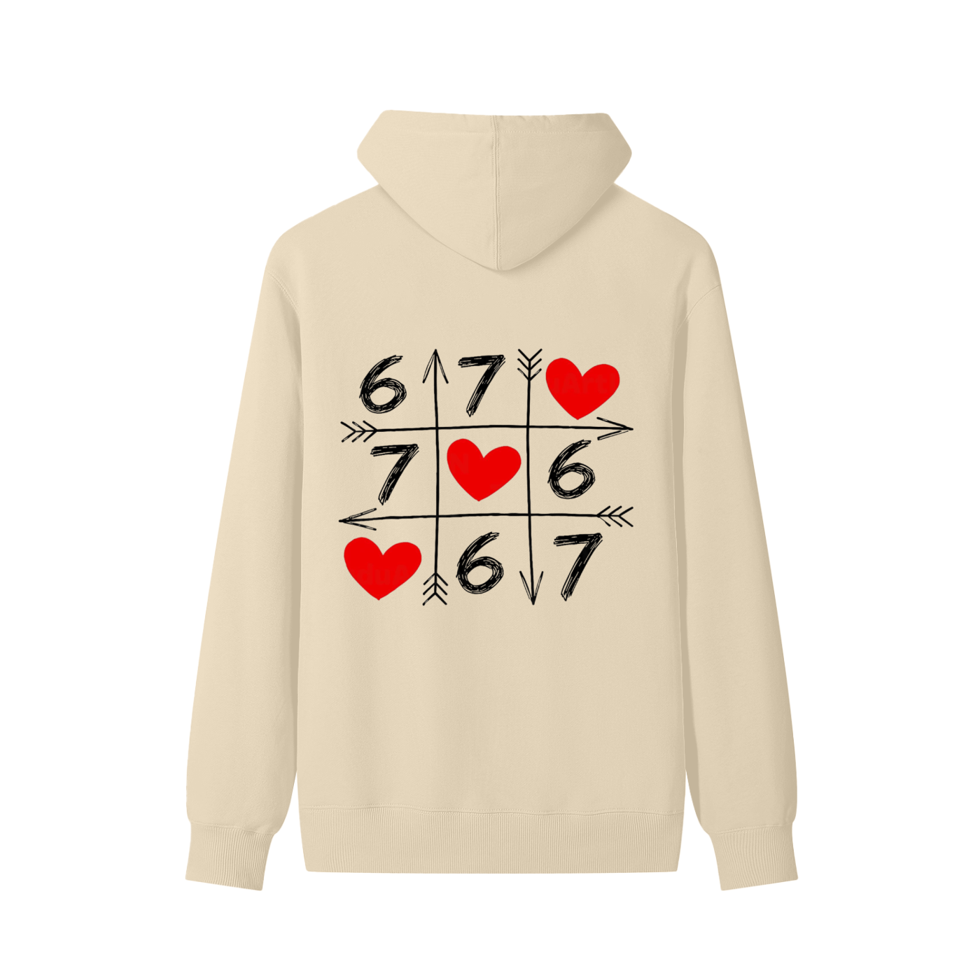 Valentine’s Classic Cotton Hoodie – Unisex Loose Fit