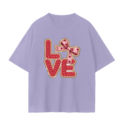 Love Seamless T-Shirt – Women’s Casual Cotton Tee
