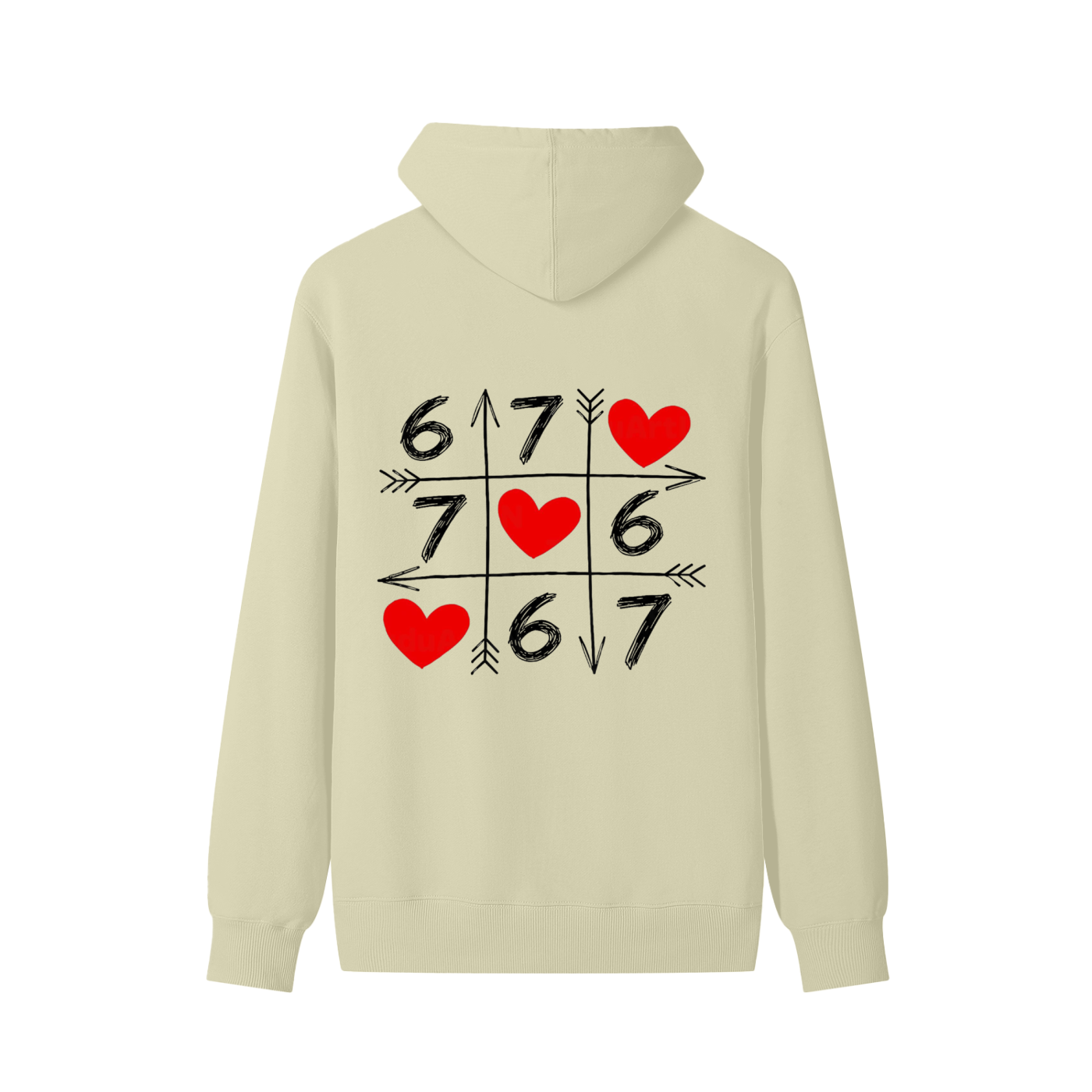 Valentine’s Classic Cotton Hoodie – Unisex Loose Fit
