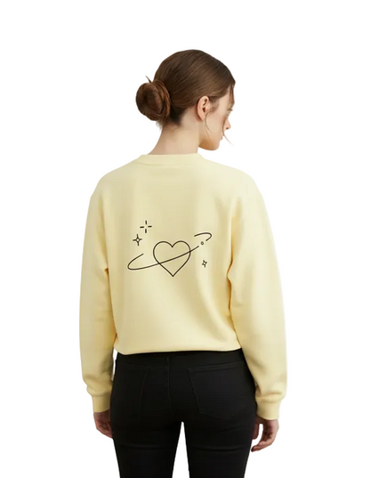Valentine’s Essential Fleece Mock-Neck Sweatshirt