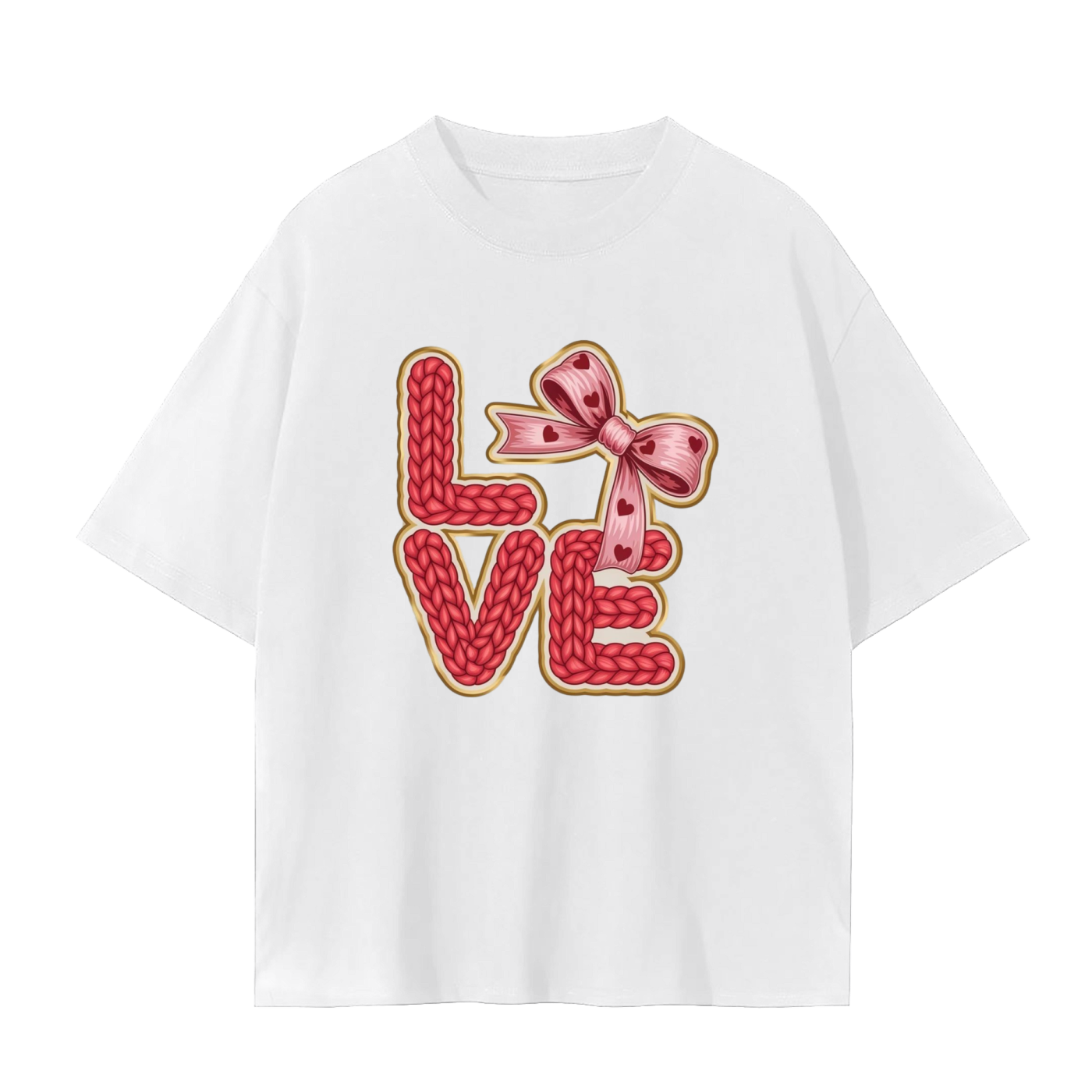 Love Seamless T-Shirt – Women’s Casual Cotton Tee