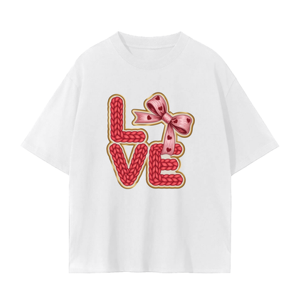Love Seamless T-Shirt – Women’s Casual Cotton Tee