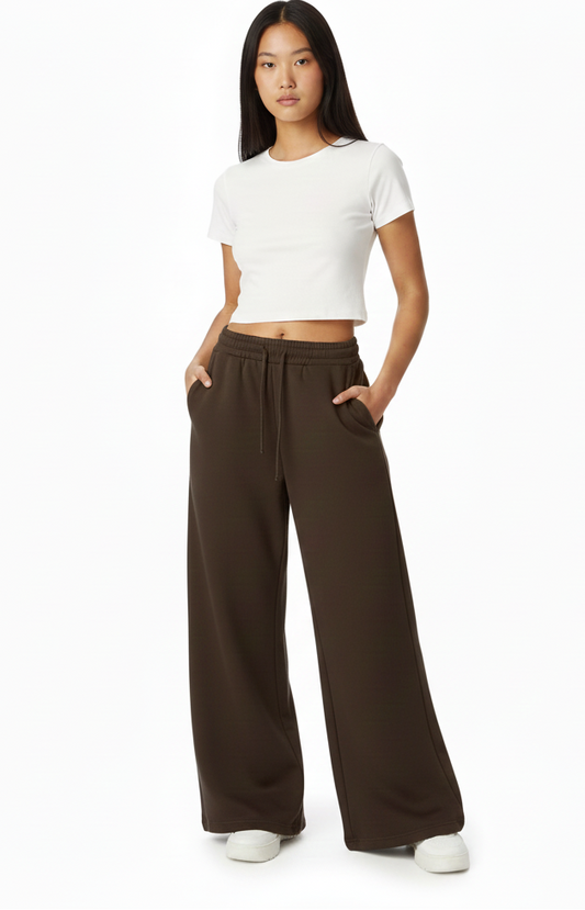 Wide Leg Drawstring Sweatpants