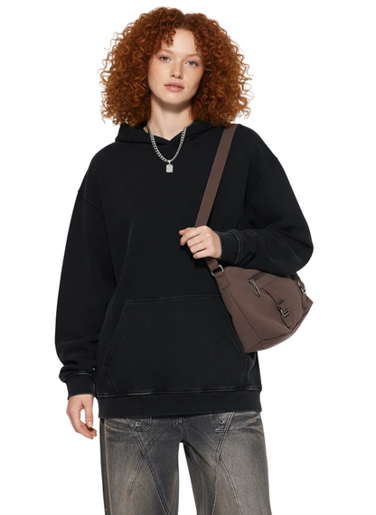 Snow Washed Heavy Cotton Hoodie