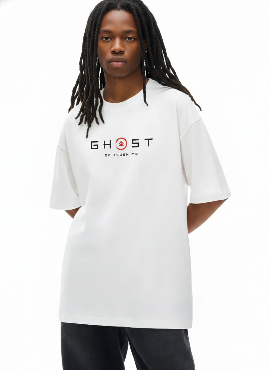 Ghost of Tsushima Loose Drop Shoulder T-Shirt