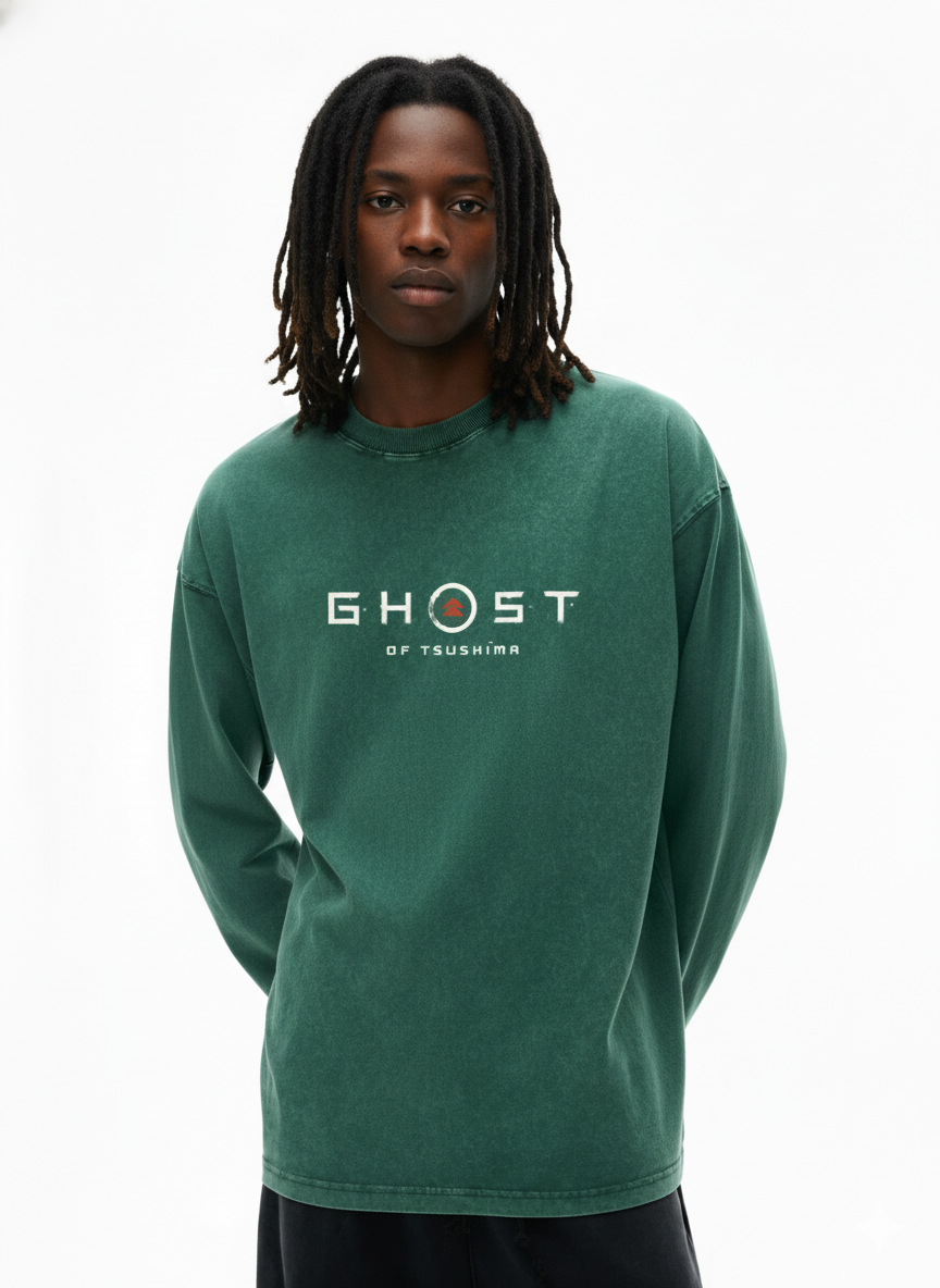 Ghost of Tsushima Oversize Long Sleeve T-Shirt