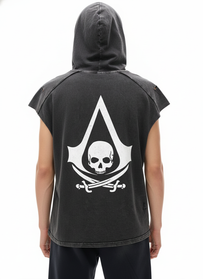 Assassin’s Creed Black Flag Hooded Tank Top