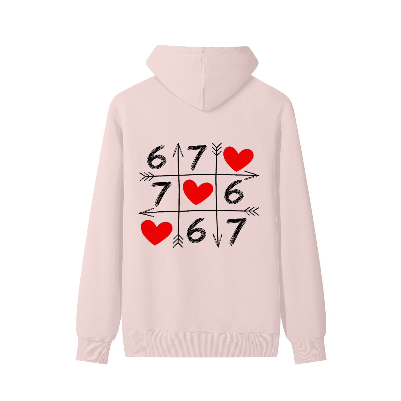 Valentine’s Classic Cotton Hoodie – Unisex Loose Fit