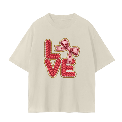 Love Seamless T-Shirt – Women’s Casual Cotton Tee