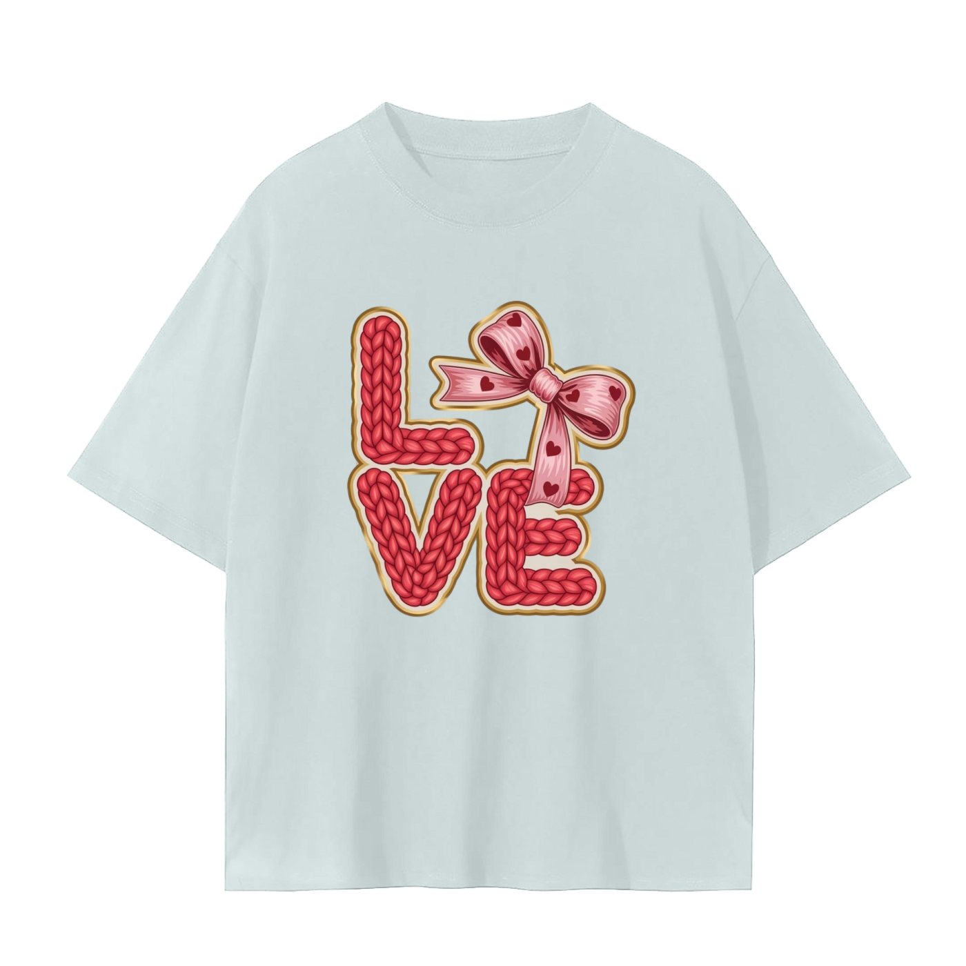 Love Seamless T-Shirt – Women’s Casual Cotton Tee
