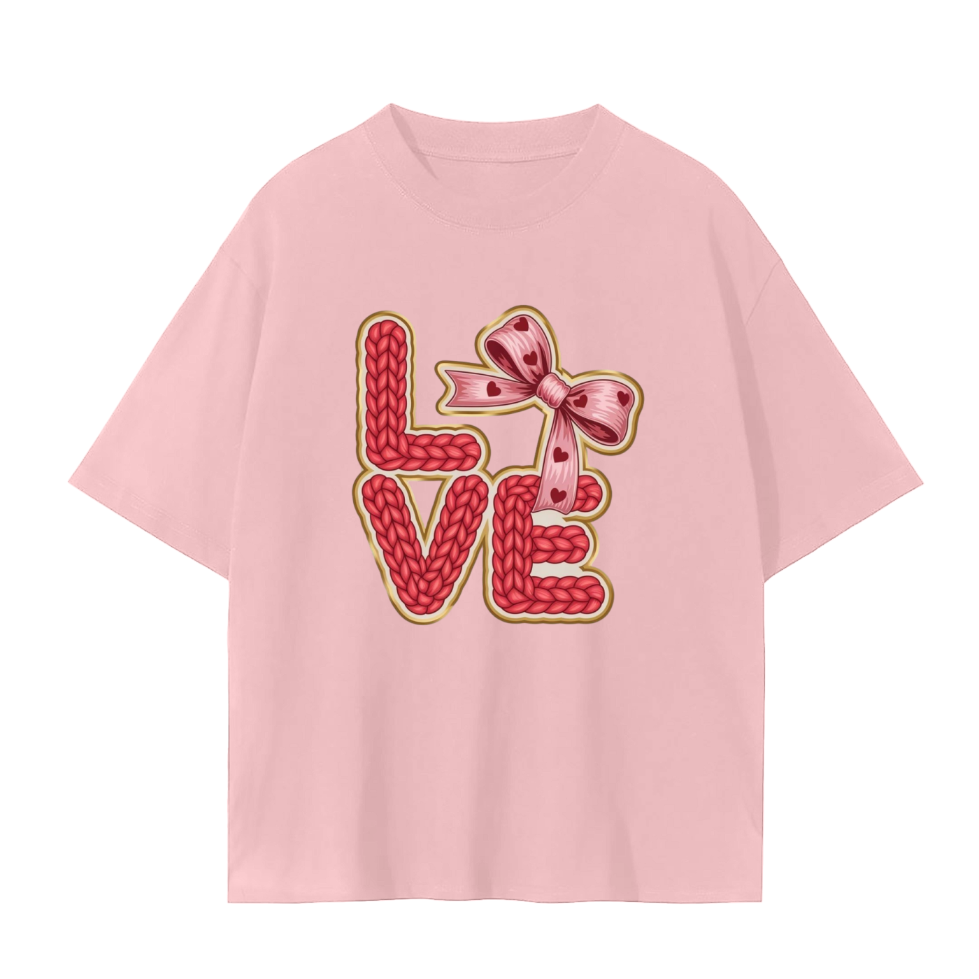 Love Seamless T-Shirt – Women’s Casual Cotton Tee
