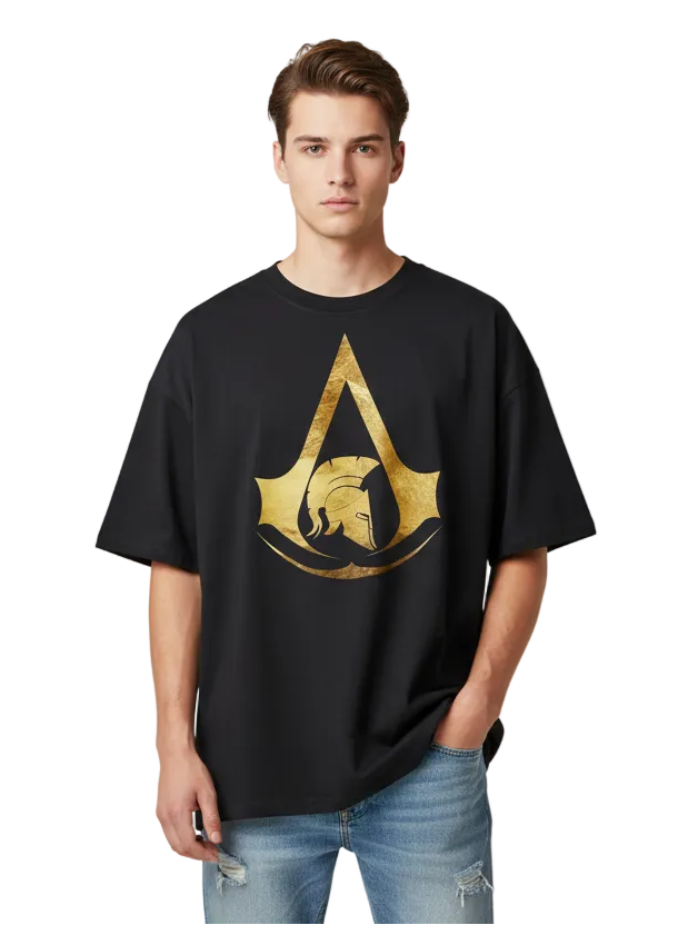 Assassin’s Creed Drop Shoulder Cotton T-Shirt