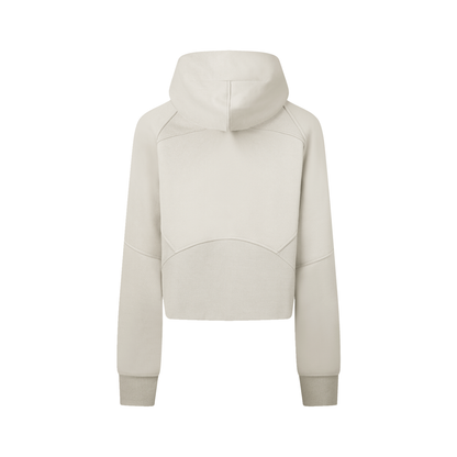 Cropped Zip-Through Hoodie