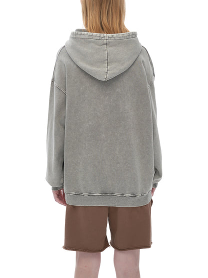 Snow Washed Heavy Cotton Hoodie