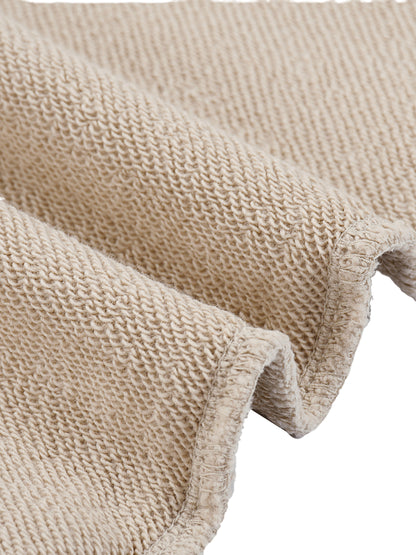 Snow Washed Cotton Crewneck Sweatshirt