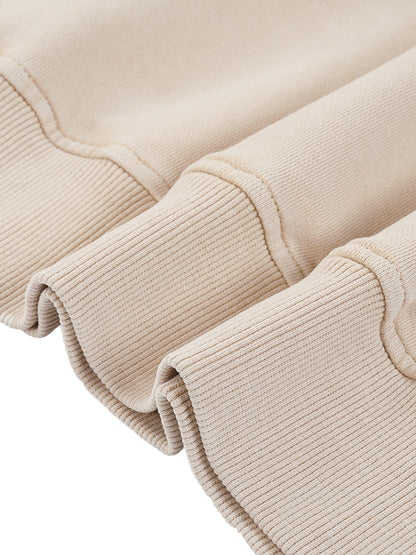 Snow Washed Cotton Crewneck Sweatshirt