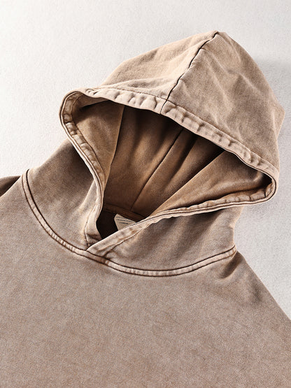 Ghost of Tsushima Snow Washed Loose Cotton Hoodie