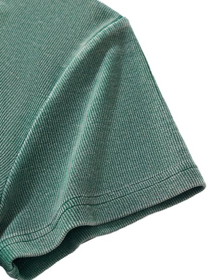 Vintage Washed Bodycon Cotton T-Shirt