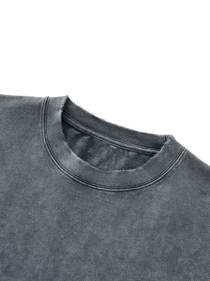Ghost of Tsushima Snow Wash Raw-Hem Boxy T-shirt
