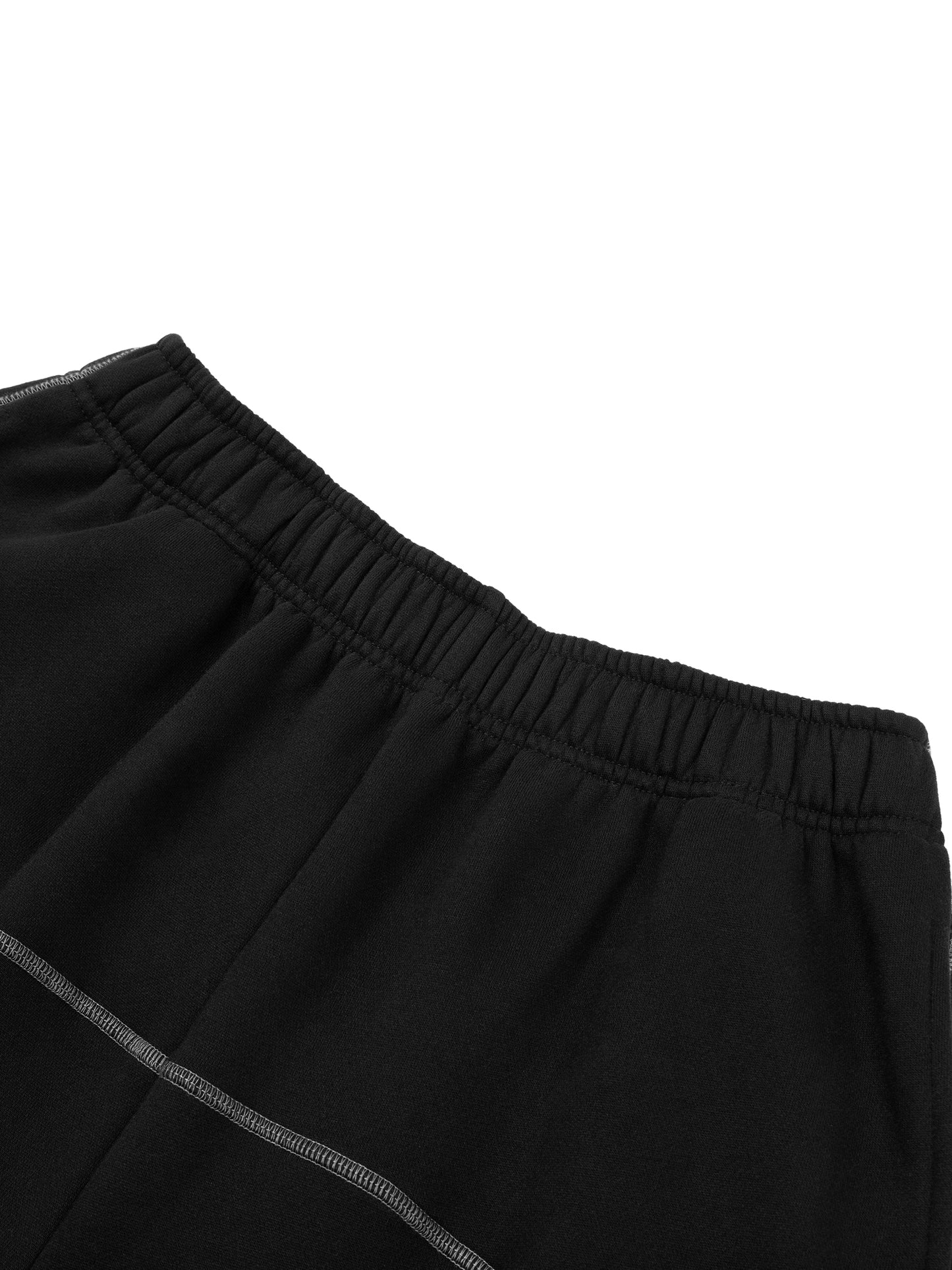 Contrast-Stitched Fleece Sweatpants