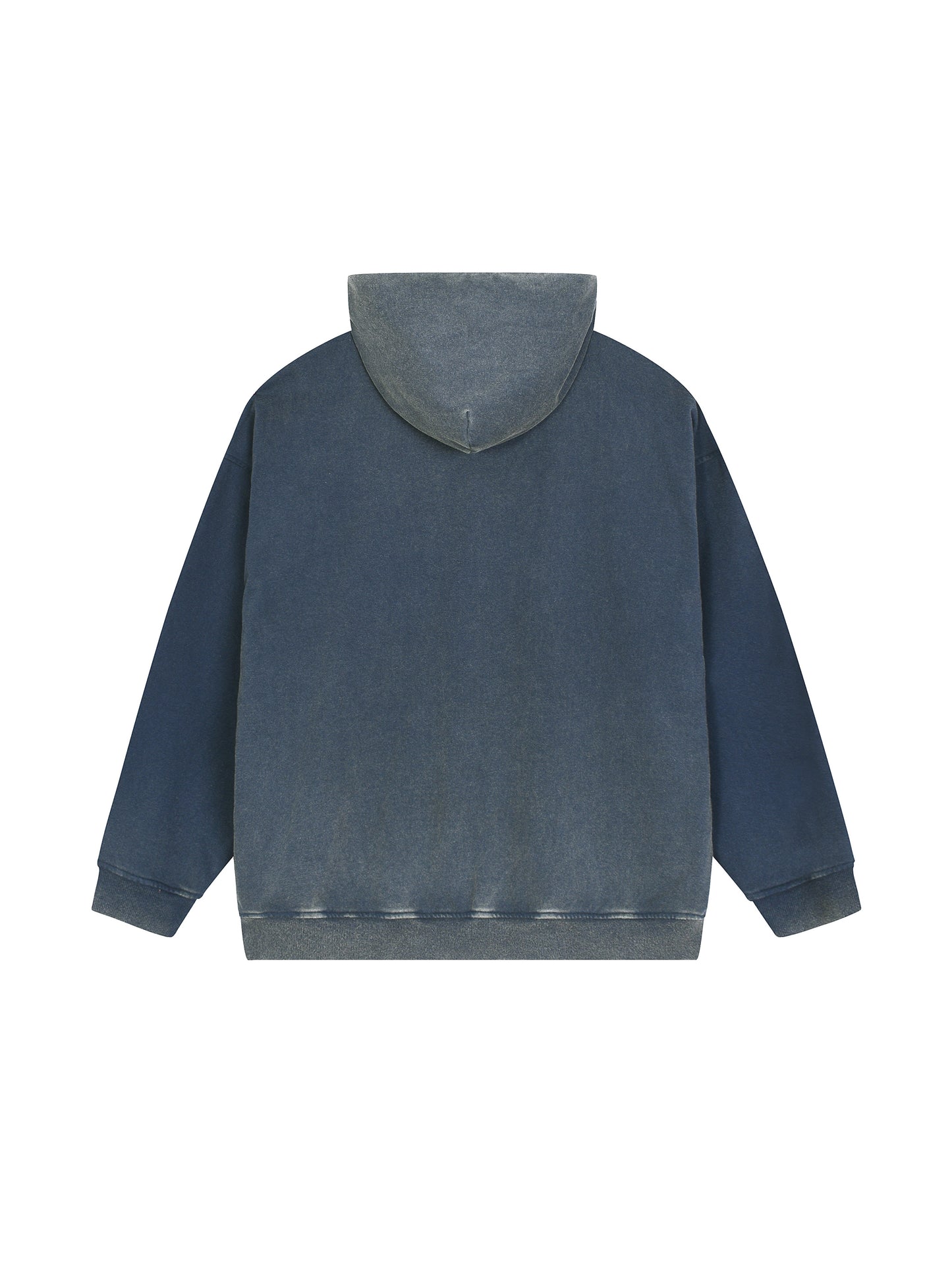 Sweat à capuche vintage en polaire dégradée délavée