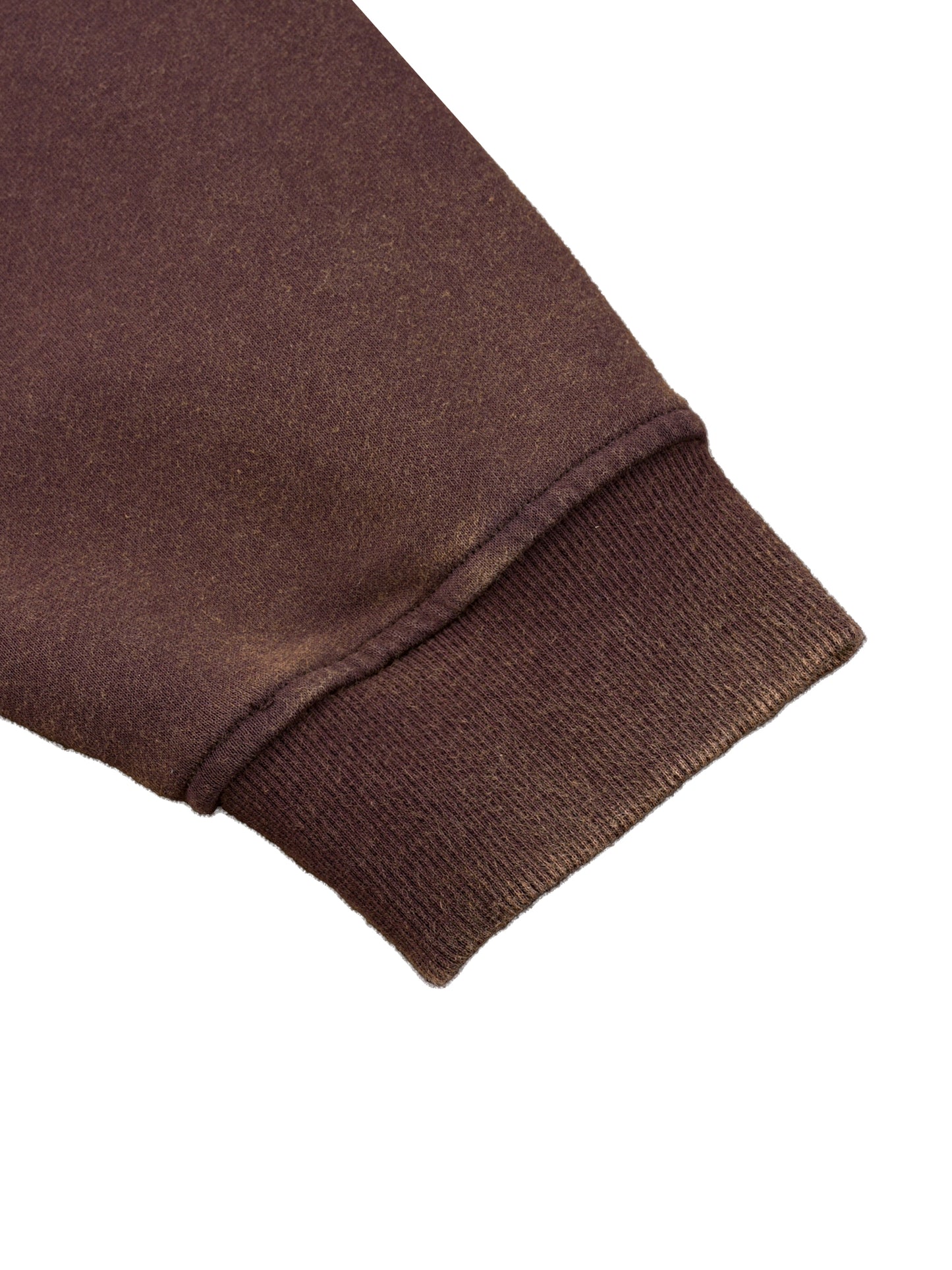 Sweat à capuche vintage en polaire dégradée délavée