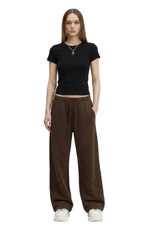 Wide Leg Drawstring Sweatpants